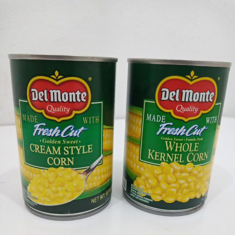 

Delmonte jagung kaleng whole kernel corn | cream style corn