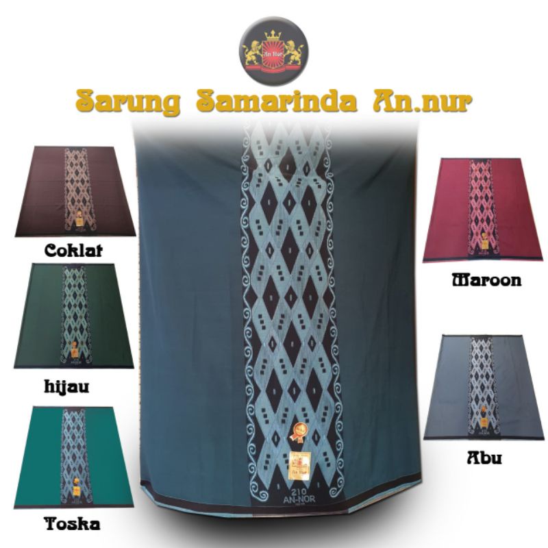 SARUING SAMARINDA / SARUNG HALUS ANNUR POLOS UKURAN JUMBO BARU