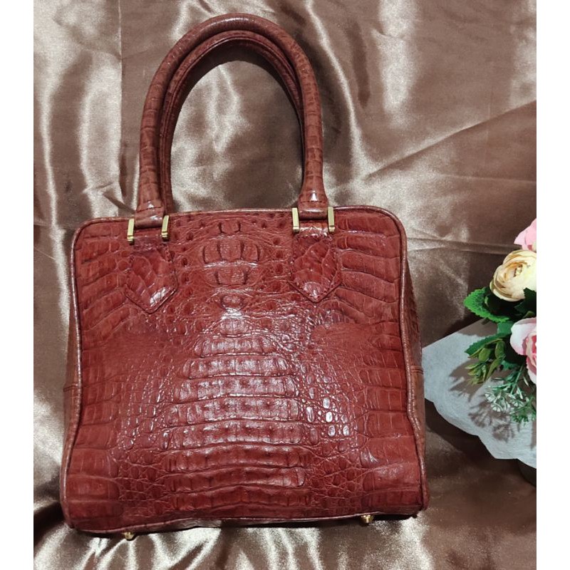 tas kulit buaya asli Artesano