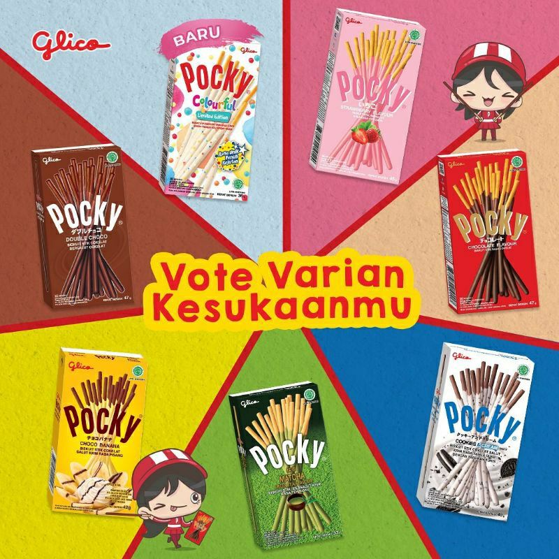 

Glico Pocky Termurah 47G Pocky Stik Snack Murah Jajanan Anak Murah