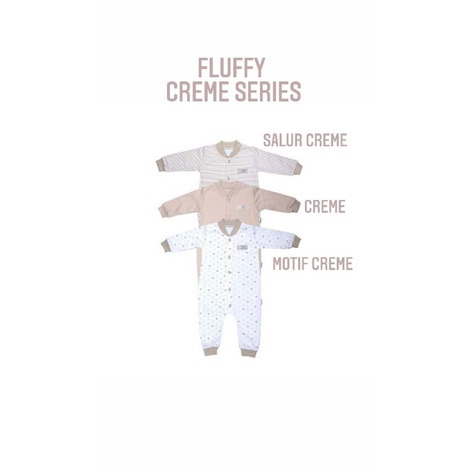 Fluffy Baju Kodok Jumper Bayi Size 0-3 Bulan @3