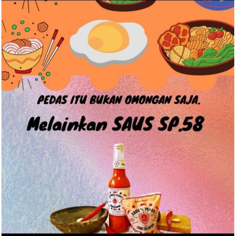 

Saos 58 Lima Delapan Sambel pedas