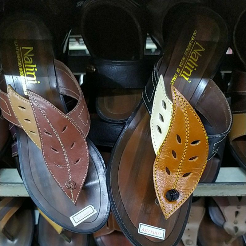 sandal kulit wanita / sandal nalini