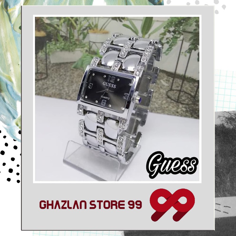 Jam Tangan Guess Permata Silver