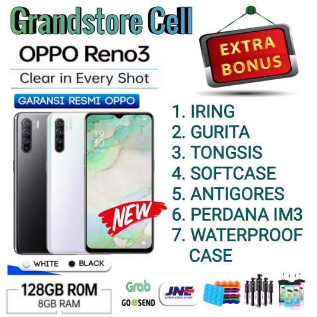 OPPO RENO 3 RAM 8/128 GB GARANSI RESMI OPPO INDONESIA | Shopee Indonesia