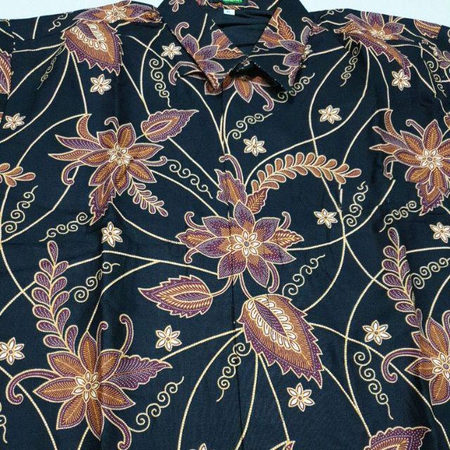 Batik Kembang Sogan Asli Katun Sragenan Full Furing Batik Solo Halus