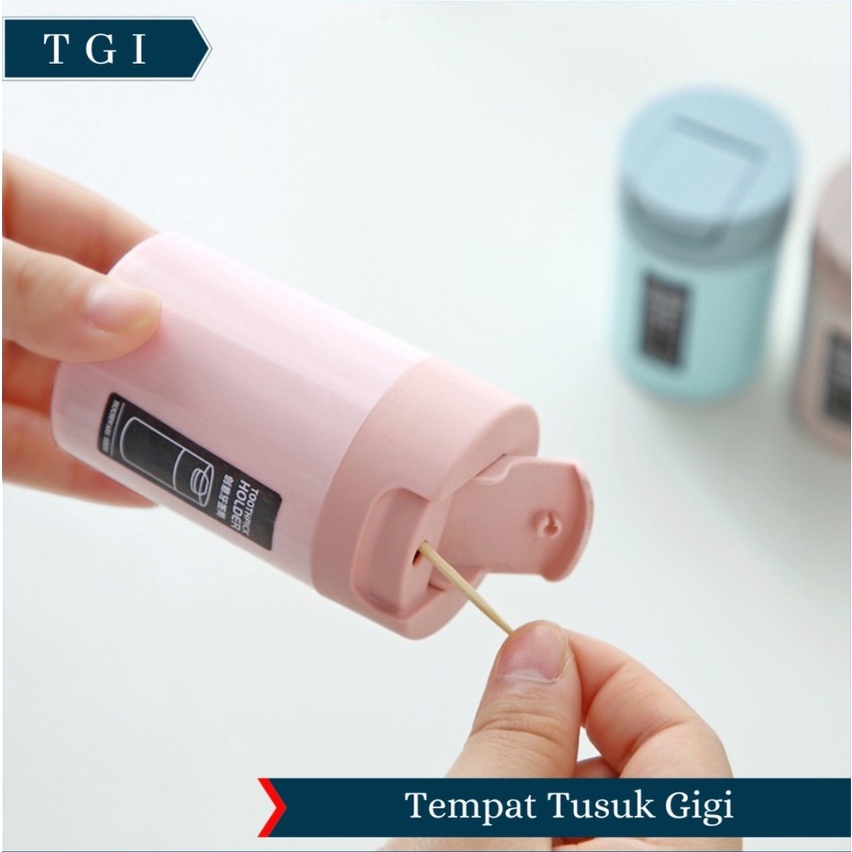 TEMPAT TUSUK GIGI PORTABLE / TOOTHPICK BOX PREMIUM