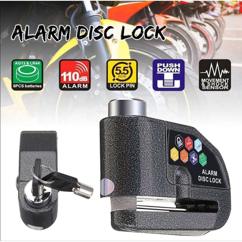 disc brake alarm motorcycle