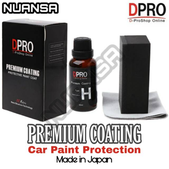 DPRO Premium Coating Type H Nano Ceramic Coating Bodi Mobil - Car Paint Ptotection