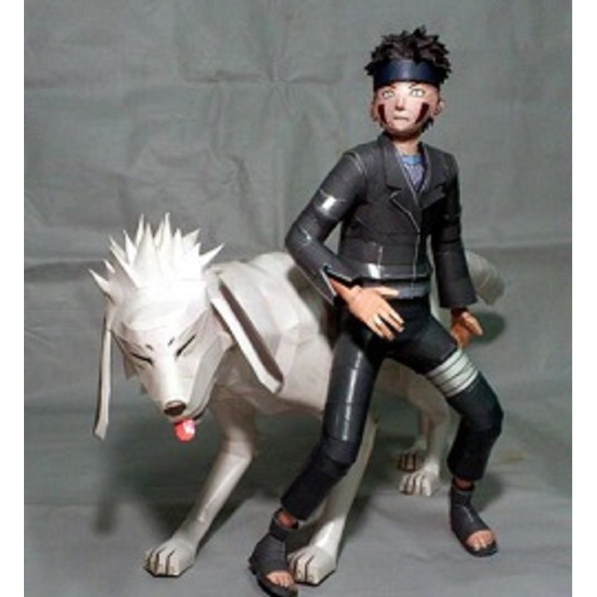 DIY Papercraft Pola Acttion Figure Kiba -Agamaru