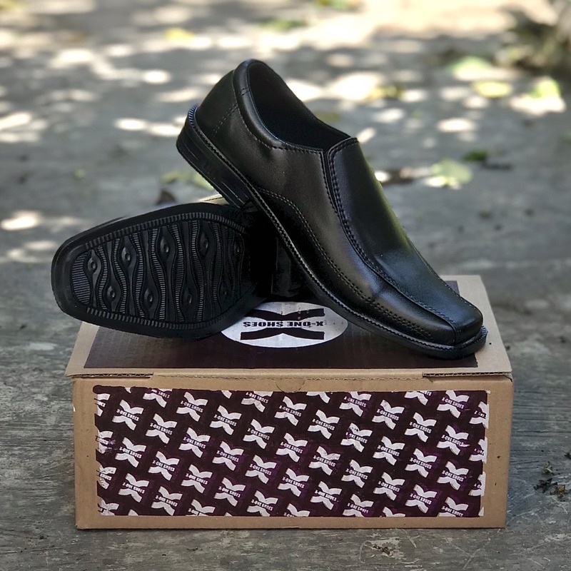 SEPATU PANTOFEL PRIA | SEPATU KANTOR PRIA | SEPATU PANTOFEL SLIP ON | SEPATU PANTOFEL HITAM