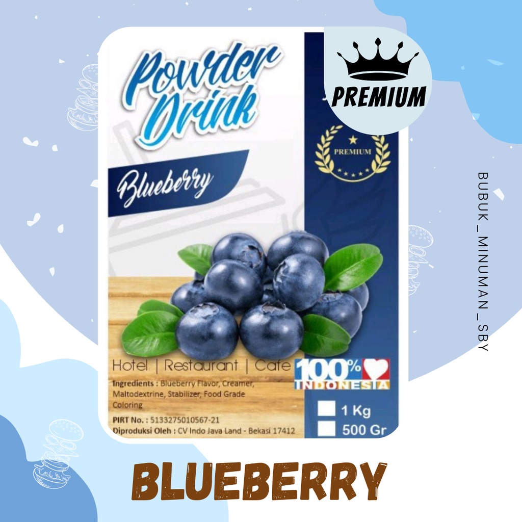 

Javaland Premium Bubuk Minuman Rasa Blueberry Kemasan 1kg