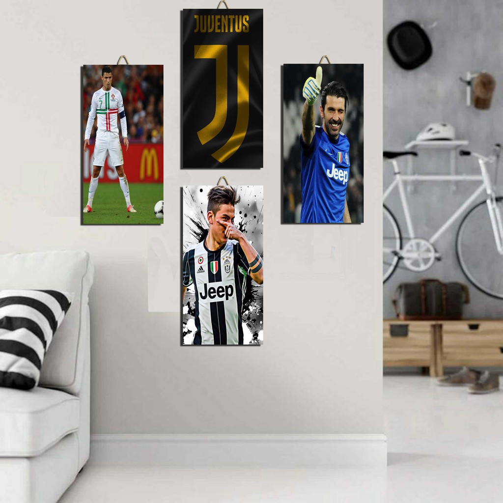 Hiasan dinding CLUB SEPAK BOLA JUVENTUS / dekorasi dinding / dekorasi kamar / poster dinding