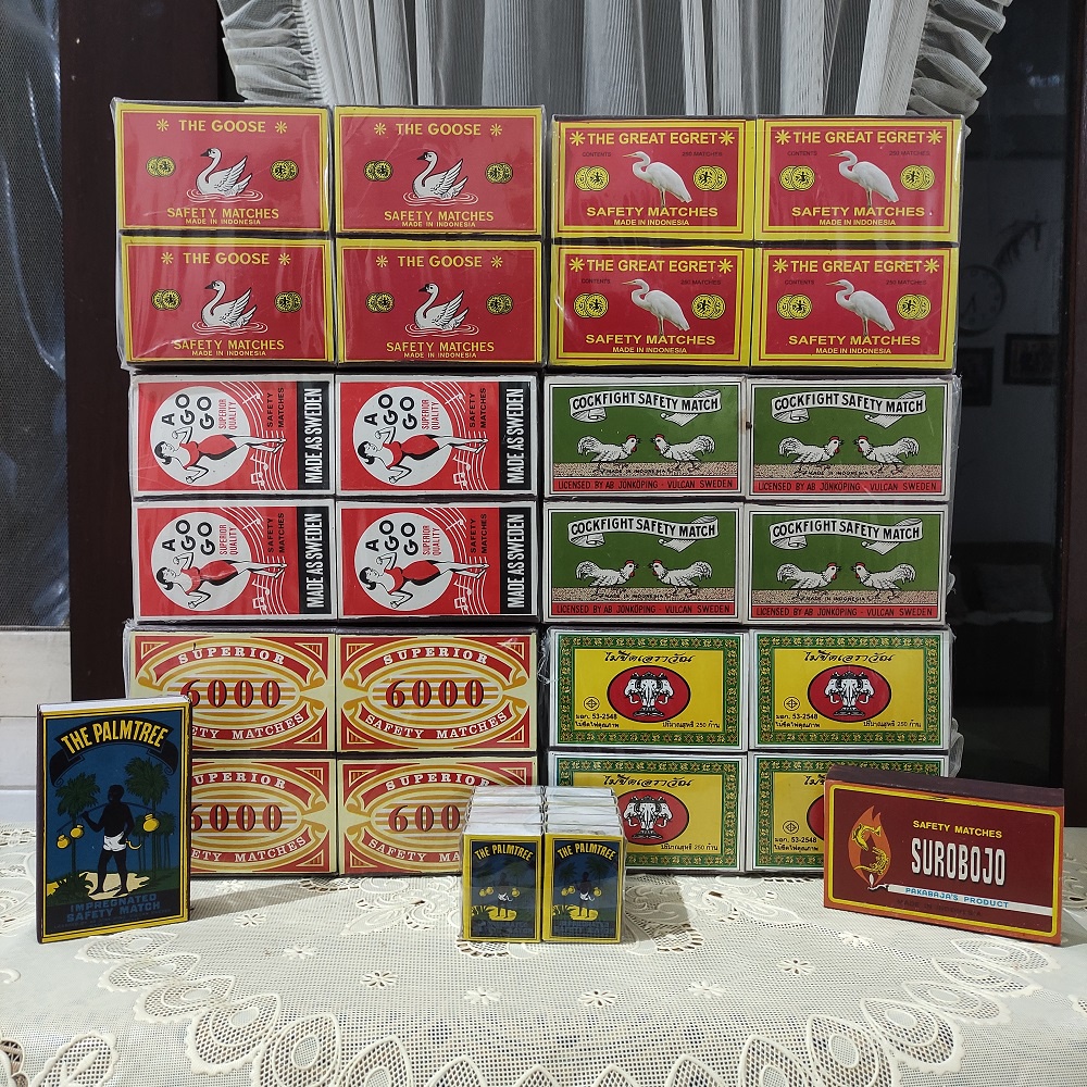 Korek api kayu Jumbo Jadul Korek kayu Kuno Koleksi Lengkap