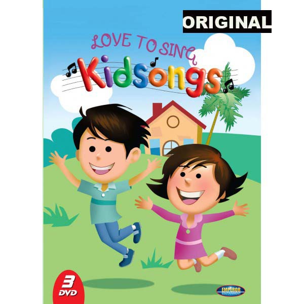 LOVE TO SING KIDSONGS VOLUME 1 - PAKET DVD ORIGINAL - Belajar Bahasa Inggris Jadi Menyenangkan