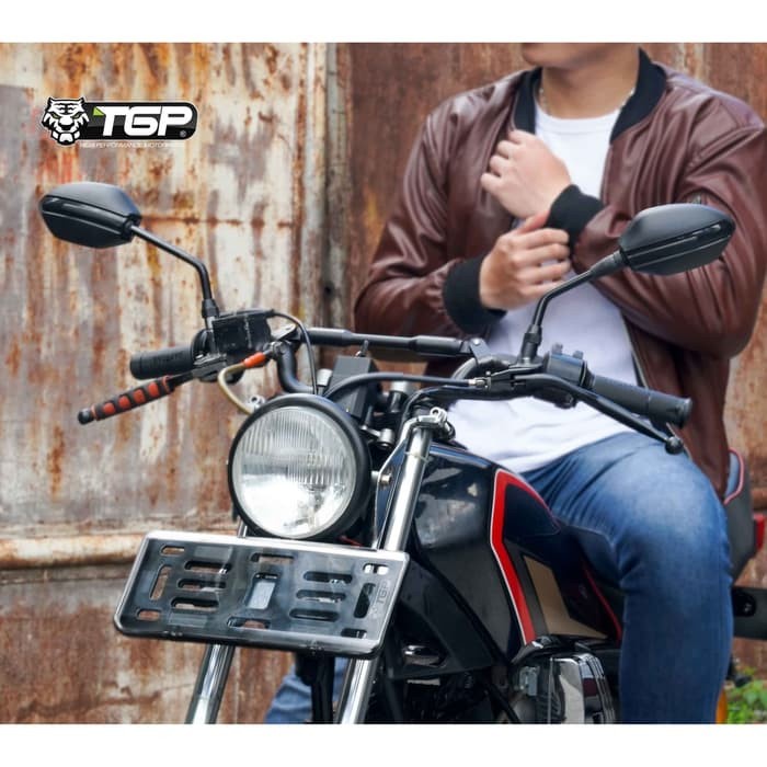 SPION MOTOR TGP ALPHA KACA CEMBUNG MODEL TIGER CB150R