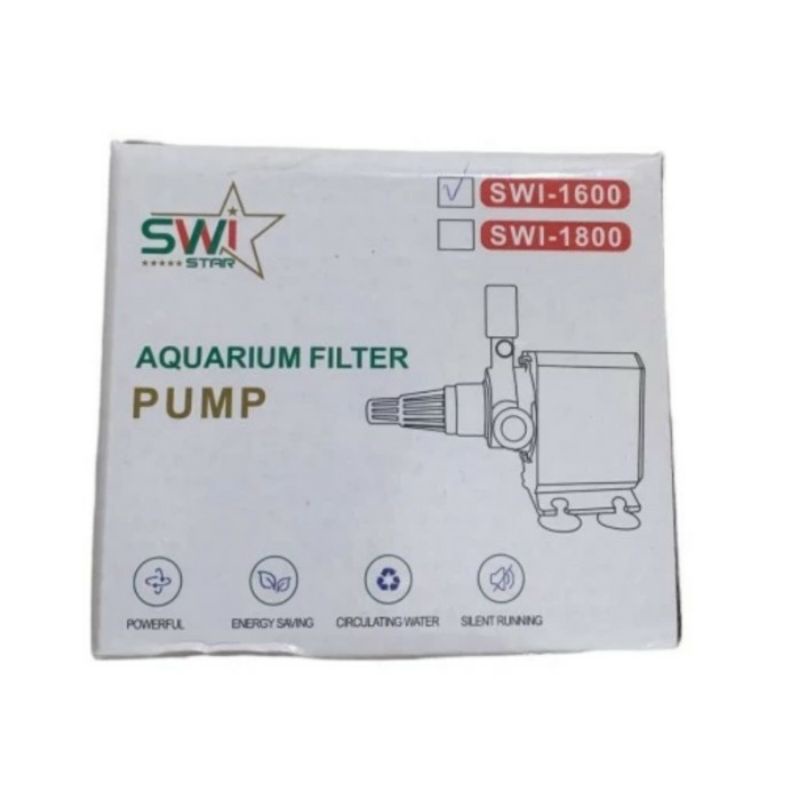 POMPA CELUP AQUARIUM POWER HEAD SWI STAR SWI1600 SWI 1600 LOW WAT