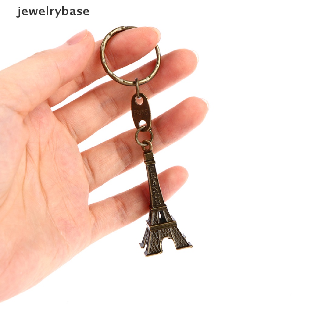 Patung Model Menara Eiffel Paris Bahan Metal Bronze Gaya Retro Untuk Dekorasi Meja Rumah