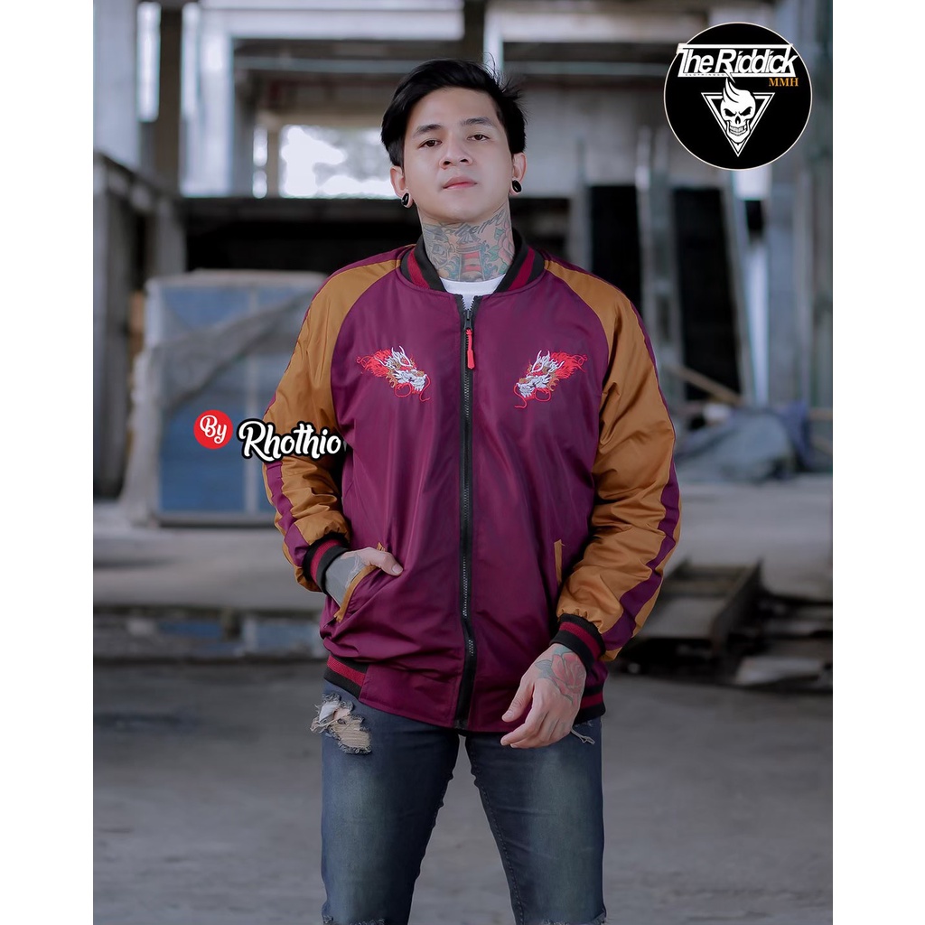 JD- JAKET BOMBER PRIA SUKAJAN / JAKET BOMBER PRIA RHOTHIO TERBARU DAN TERMURAH ORIGINAL