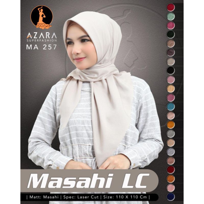 (COD) Segiempat Oskara Lasercut / Square Cutting Laser / Hijab Segiempat Azara Oskara Lasercut Murah-6