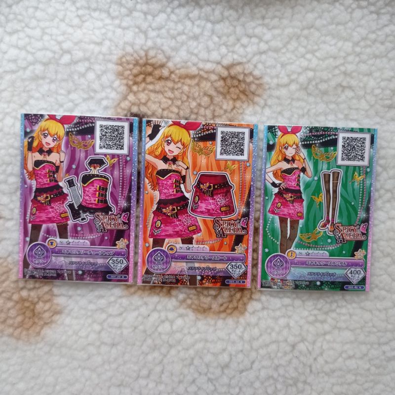 Kartu Aikatsu On Parade Spicy Ageha Miya Military Coord