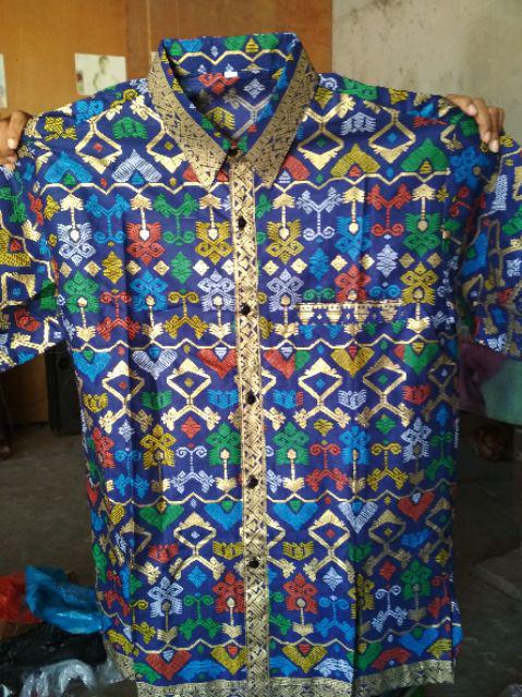 Sarimbit Batik Mentari Batik Couple Keluarga Seragam Kebaya Batik Anak Modern Kemeja Batik Family