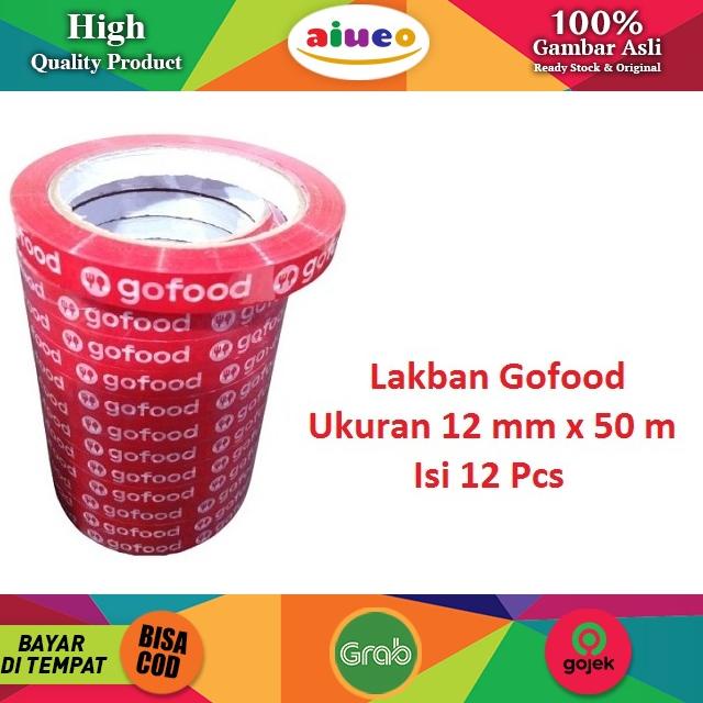 

[KODE CWEMI] Lakban Online Food / Orange Food / Green Food / Sayur 12 mm x 50 m - 12 Pcs