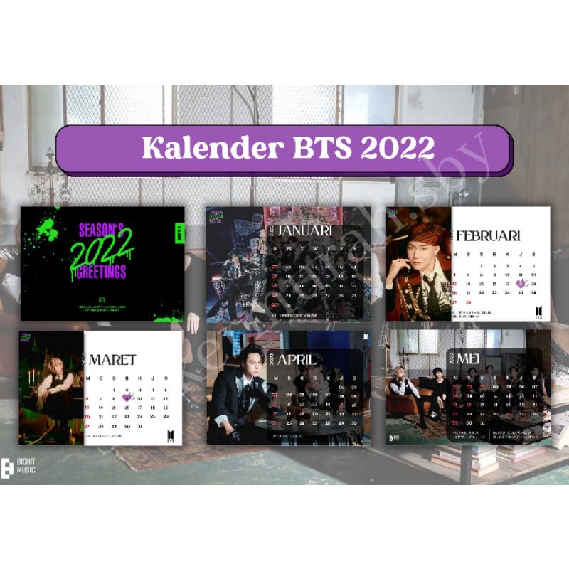 

Kalender BTS 2022