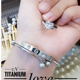 TiTanium set gelang cincin p638