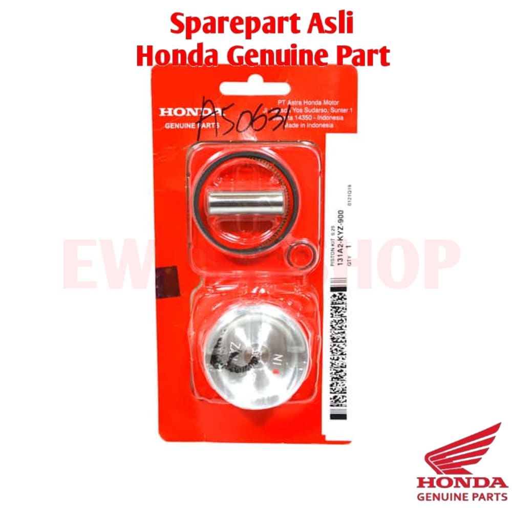 Piston Kit Seher set OS 0.25 - Supra X 125 Helm In Fi Asli Honda 131A2KYZ900