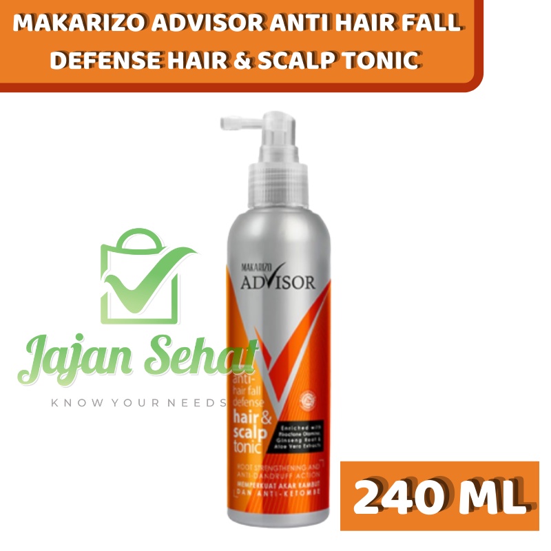 MAKARIZO ADVISOR ANTI HAIR FALL DEFENSE HAIR &amp; SCALP TONIC 240 ML/145ML