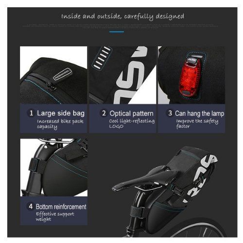 Tas Sepeda Jok Frame Waterproof Bike Bag 8L Roswheel 131414A Htm 111116