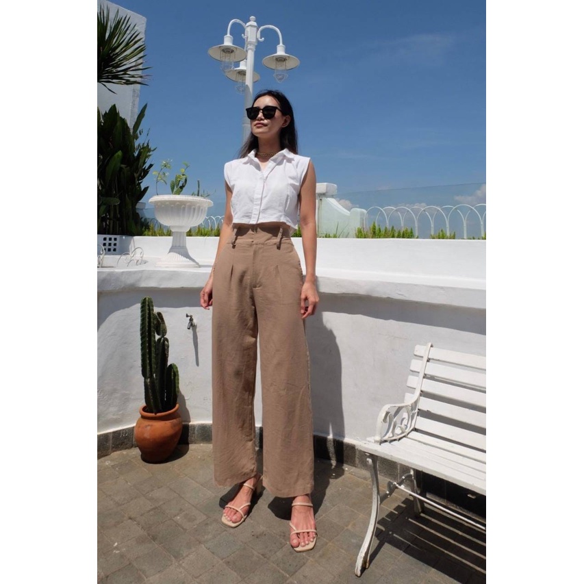 FWR - CELANA PANJANG LINEN PANTS 2295