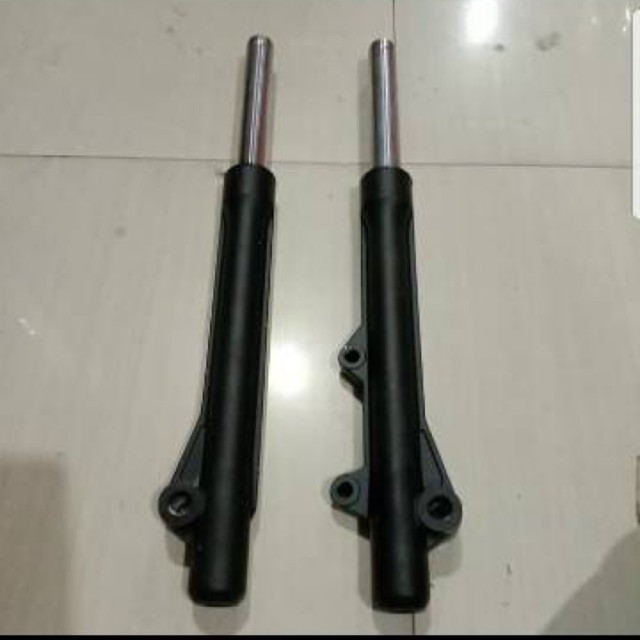 as shock depan+ tabung supra x 125New BLACK