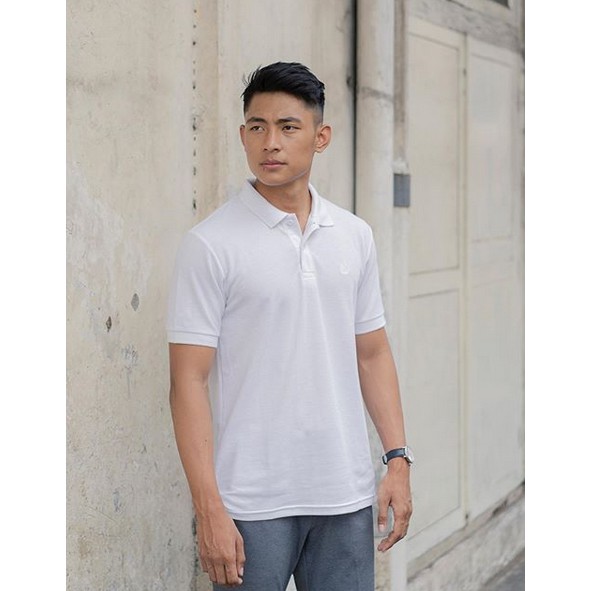 POLO SHIRT  WHITE by Heaven Lights Men