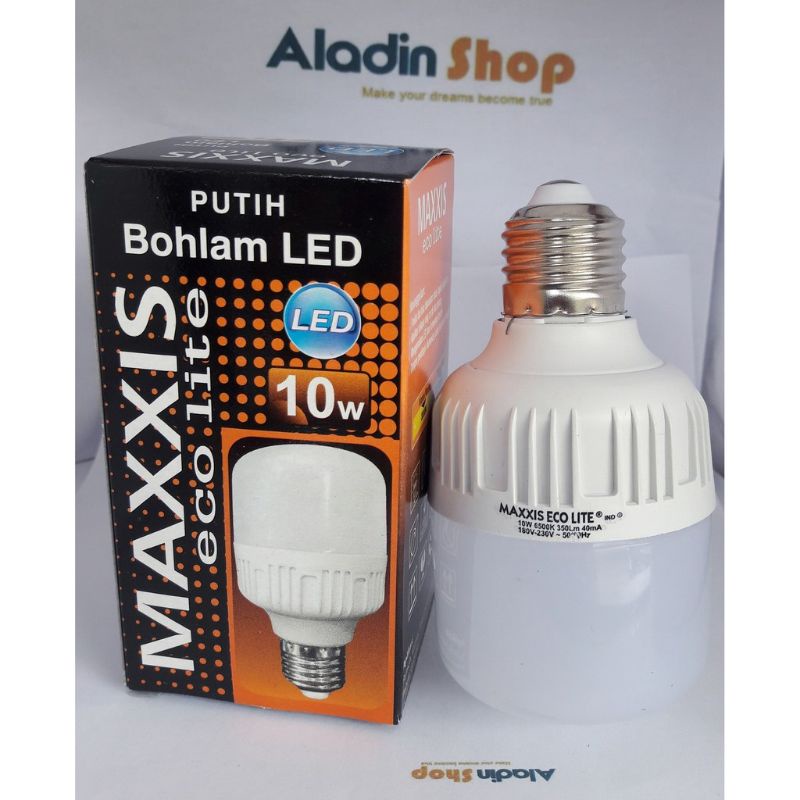 Bohlam Bola Lampu Led TIKI // MAXXIS 5 , 10 ,15 , 20 , 30 Watt // Bola Lampu Led Capsule Murah Cahaya Putih