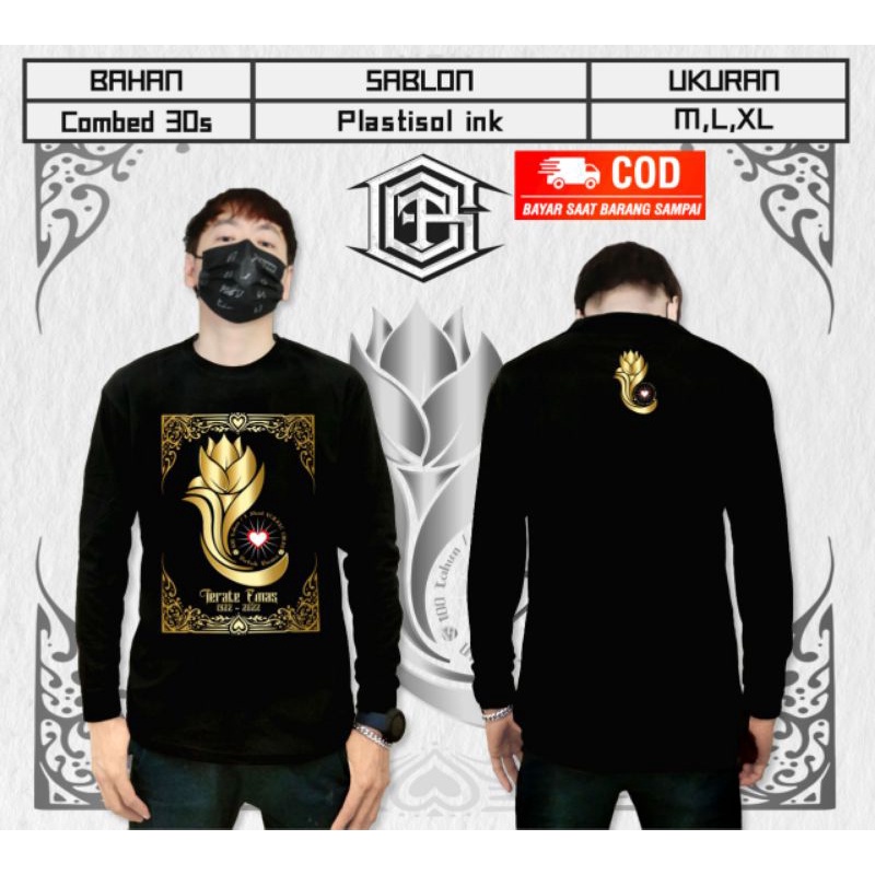 Kaos Psht Terate Emas Satu Abad New Arrival Terlaris Kaos Psht Lengan panjang Termurah Kaos kekinian