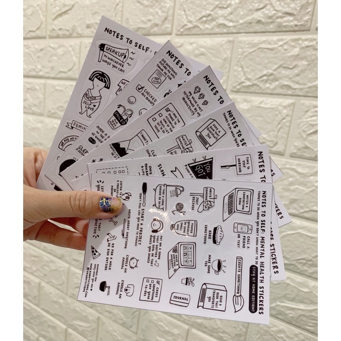 

Sicker note to self || Stiker aesthethic journal Hp Laptop