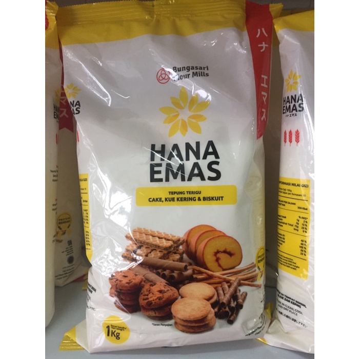 

hbt204tt Tepung Terigu Hana Emas Bungasari Da01D100