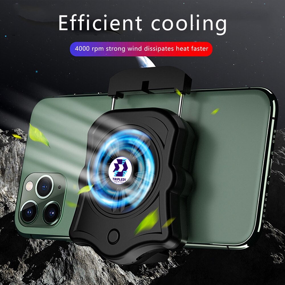 Cooling Pad Gamepad Cooler Pendingin Handphone Fan Holder Gaming Tripledi Mobile Radiator