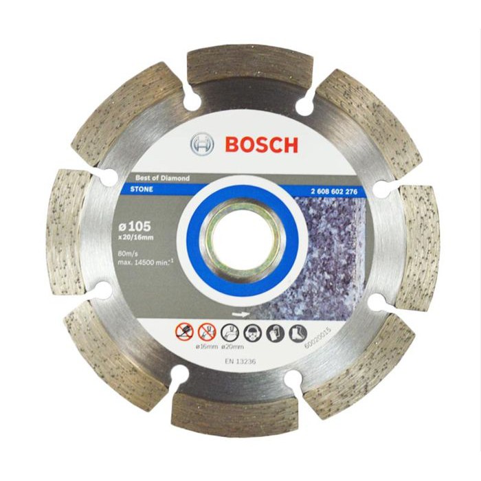 Diamond Wheel kering 4 In BOSCH Pisau Potong Keramik 4 Inci kering BOSCH