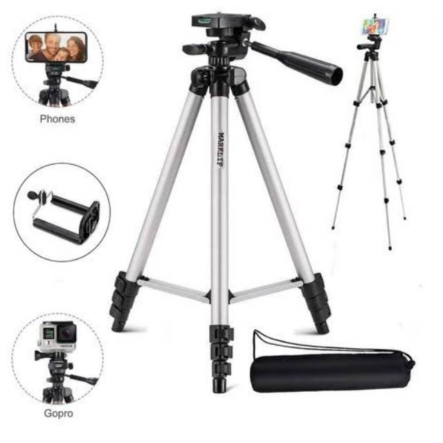 Tripod 3110 Holder U 35cm up to 100cm Universal Semua HP Max 6inch Tripod Murah