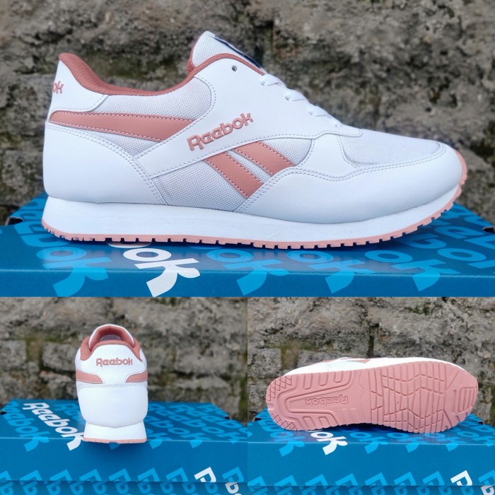 SEPATU REEBOK JOGING WANITA OLAHRAGA WANITA LARI WANITA SEPATU RERBARU - PUTIH PEAC, 36