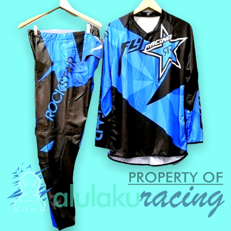 Jersey &amp; Celana Motocross MX Trail Satu Set for Trabas Adventure - 017