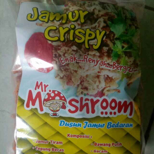 

Jamur crispy keju 500gr Mr. Mushroom