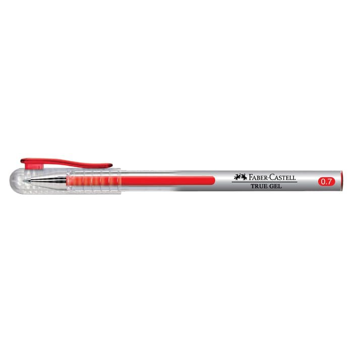 

NEW SALE FABER-CASTELL TRUE GEL PEN -- RED INK 0.7 MM