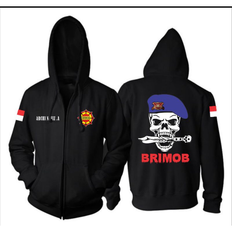 Jaket zipper BRIMOB || HOODIE BRIMOB || JAKET BRIMOB KUALITAS DISTRO || jaket original