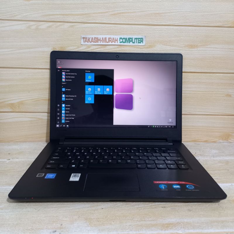Laptop Lenovo idepad 110 2GB/120GB SSD Second
