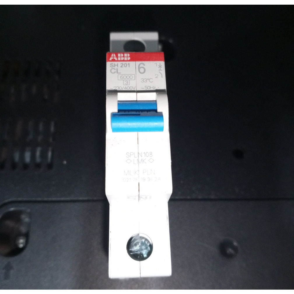 MCB modif ABB biru 6A modif MCB ABB anti jeglek anti panas MCB ABB modifikasi MCB ABB 6A modif ke 10