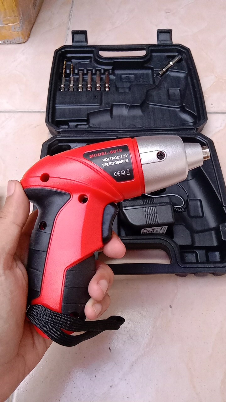 [best Quality] Cordless Multifunction Screwdriver Electric 4.8v Set 45pcs